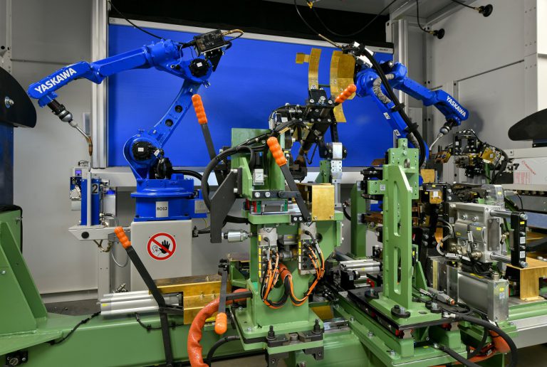 Roboterschweißzelle