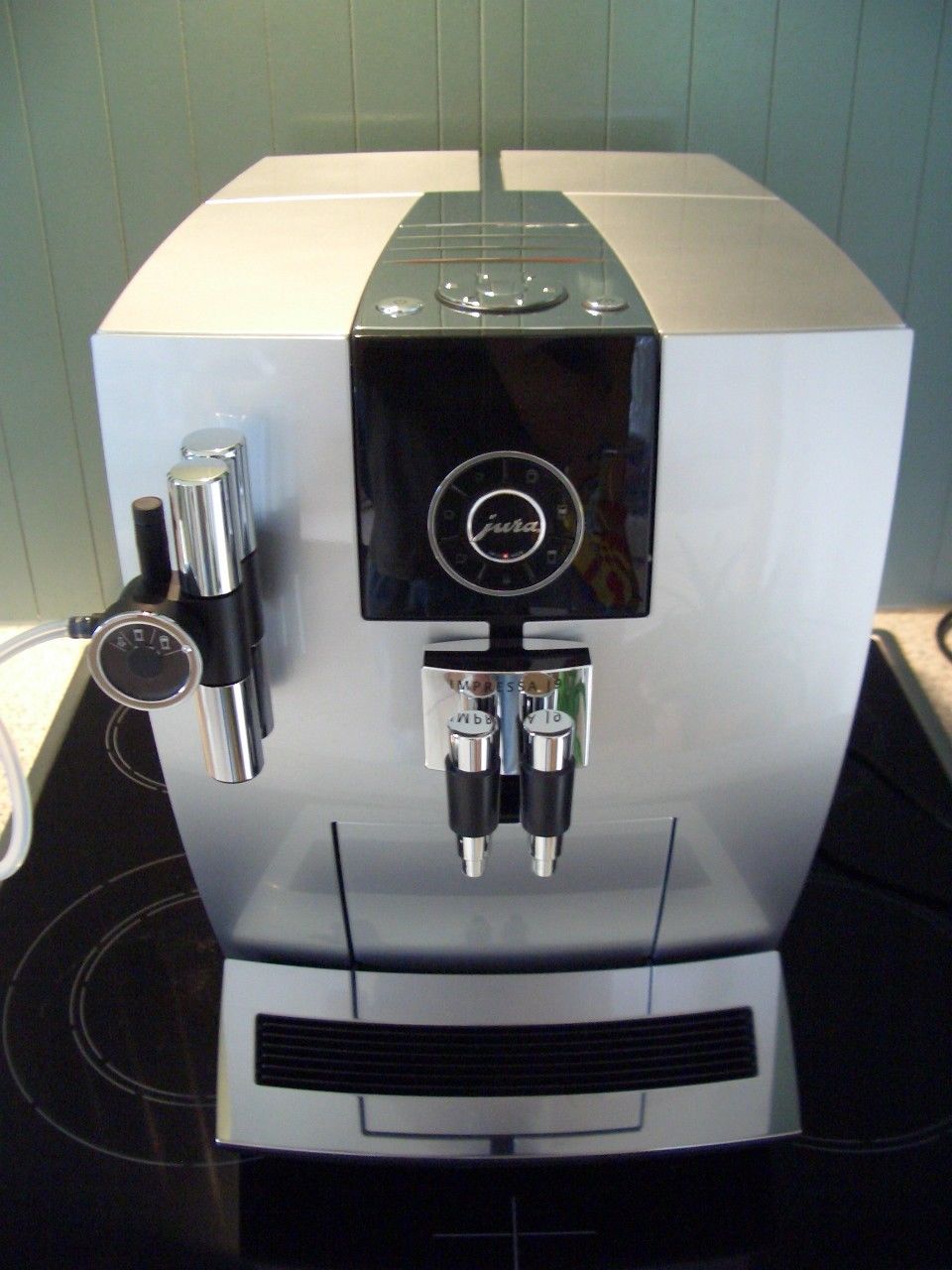 Jura J9 silber, 2. Generation J9.2, Originalverpackung