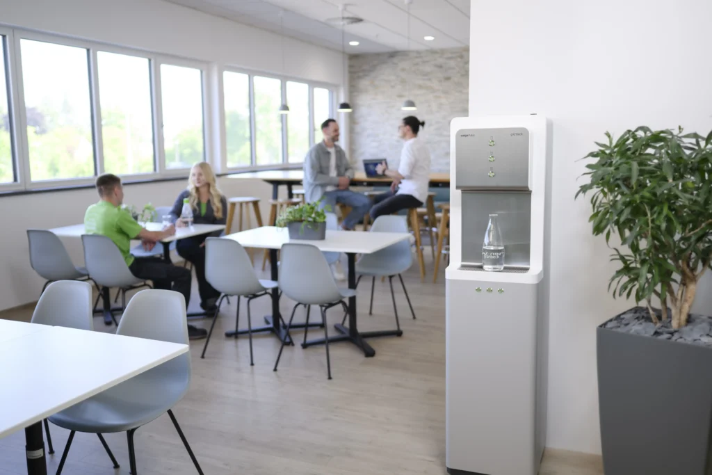 Soda Jet Wasserspender in der Kantine