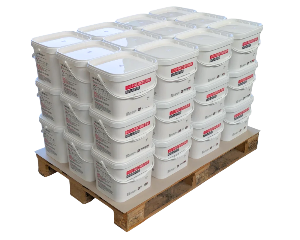 Eimerabfüllung aus IBC-Containern