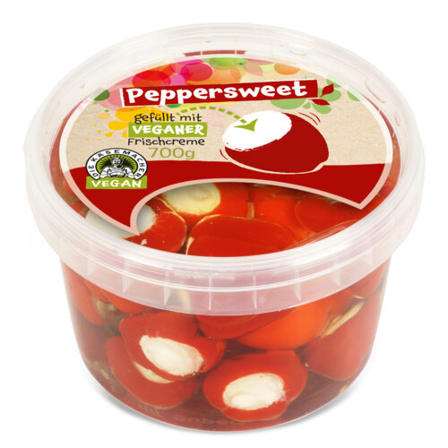 Peppersweet gefüllt mit veganer Frischcreme