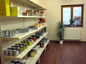 Verkauf und Büro