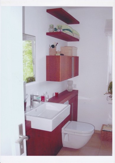 Badezimmer in Teak, Hamburg