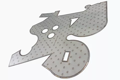 Einseitige Pillow Plate mit TIG-Kante