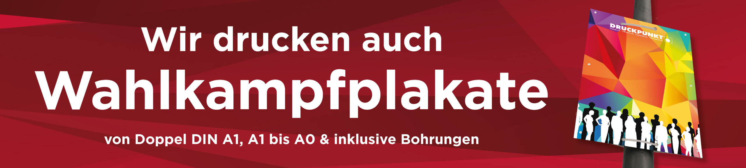 Wahlplakate DIN A0–A1