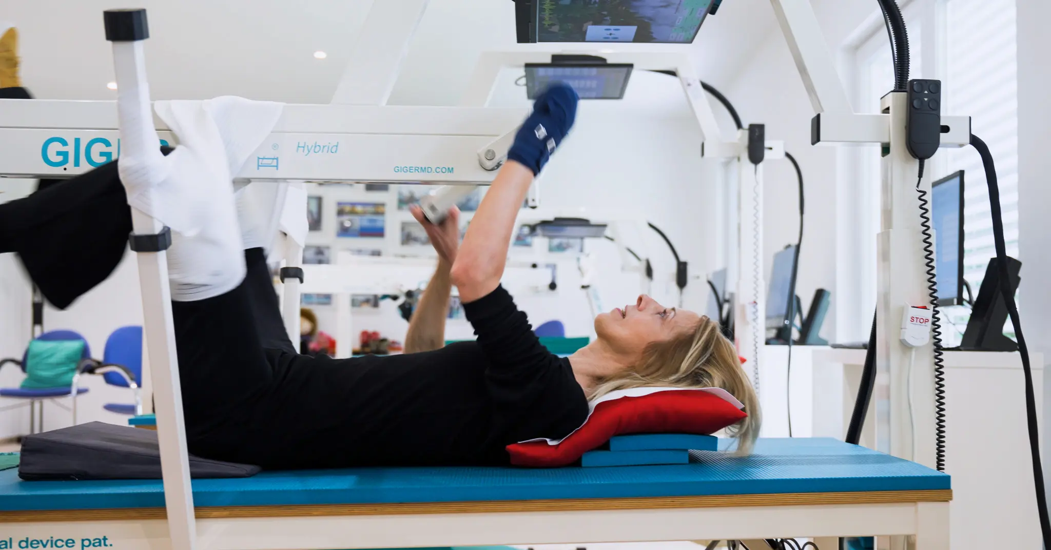 Training nach Schlaganfall auf dem GIGER MD Hybrid
