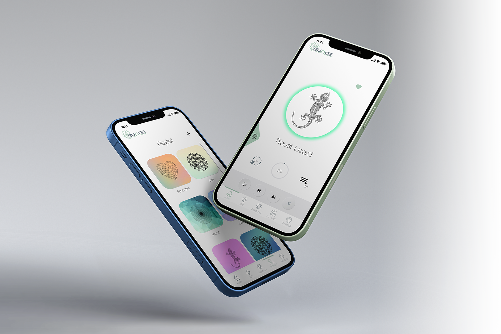 App-Steuerung der Sandtische