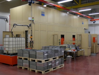 Sonderanlage (Flut-Reinigung Rohrstücke, 9300 l)