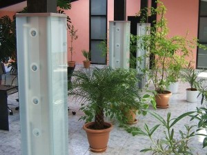 Ganzglasanlage Klinik MEDINOS