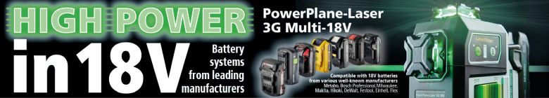 PowerPlane-Laser 3G - 18V