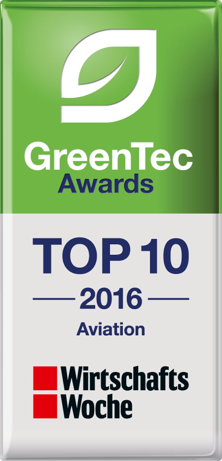 Wirtschaftswoche GreenTec TOP 10 Aviation 2016