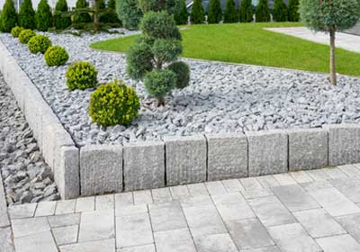 Gartengestaltung mit Schotter
