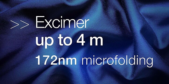 Excimer-System EXIcure (172 nm, bis 4 m Arbeitsbreite)