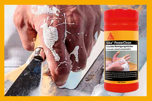 Sika PowerClean Feuchte Reinigungstücher