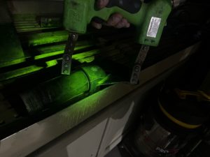 Mechanisch beanspruchte Maschinenachse