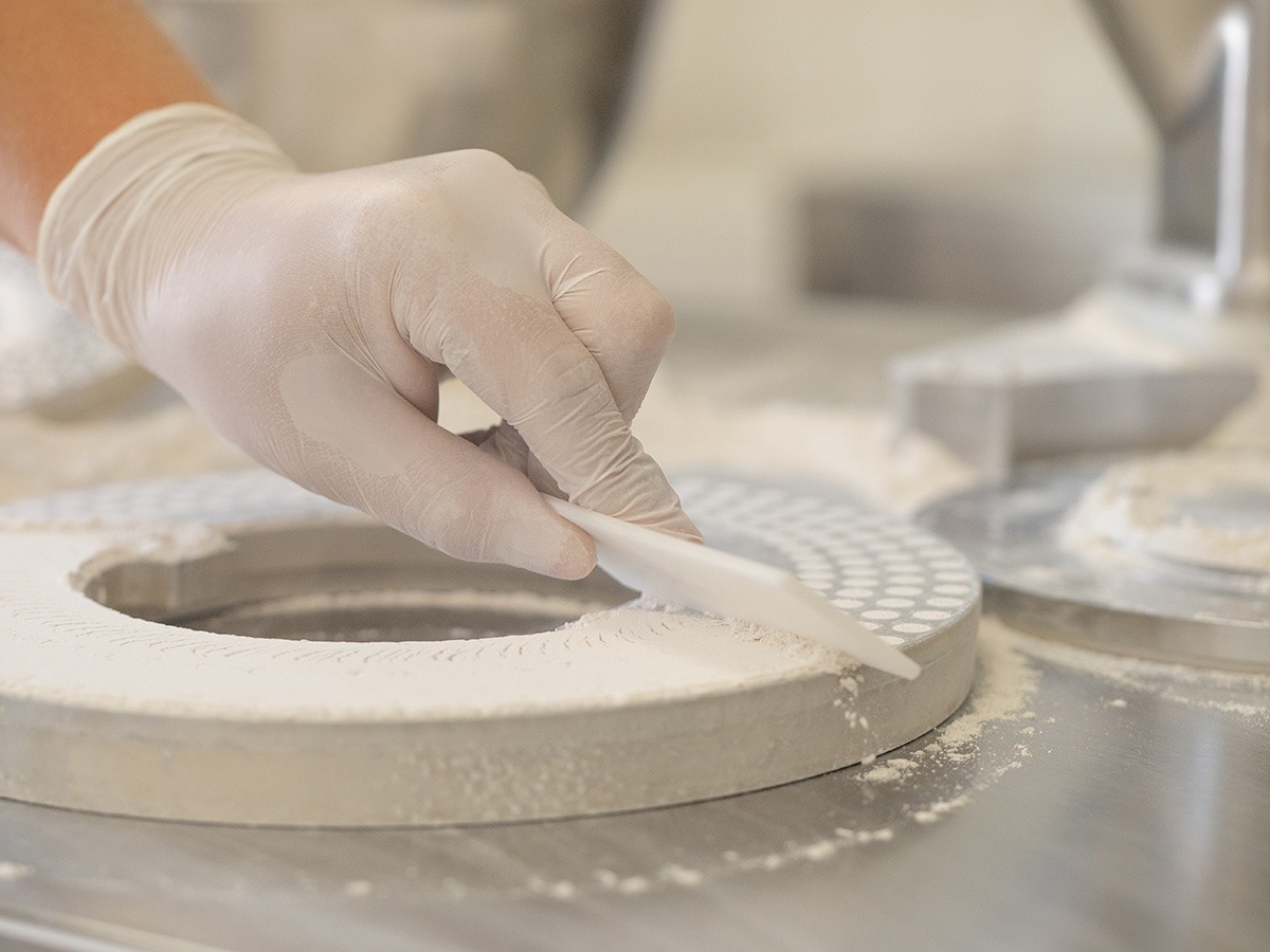 Tablettenpresse in der Produktion