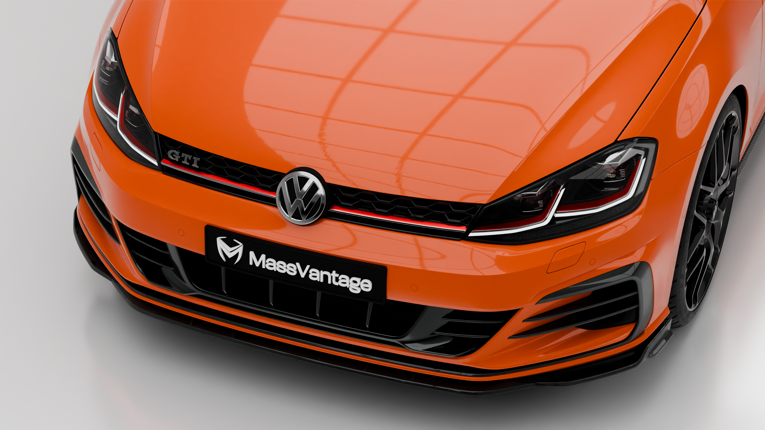 Frontspoiler für Volkswagen Golf GTI MK7.5