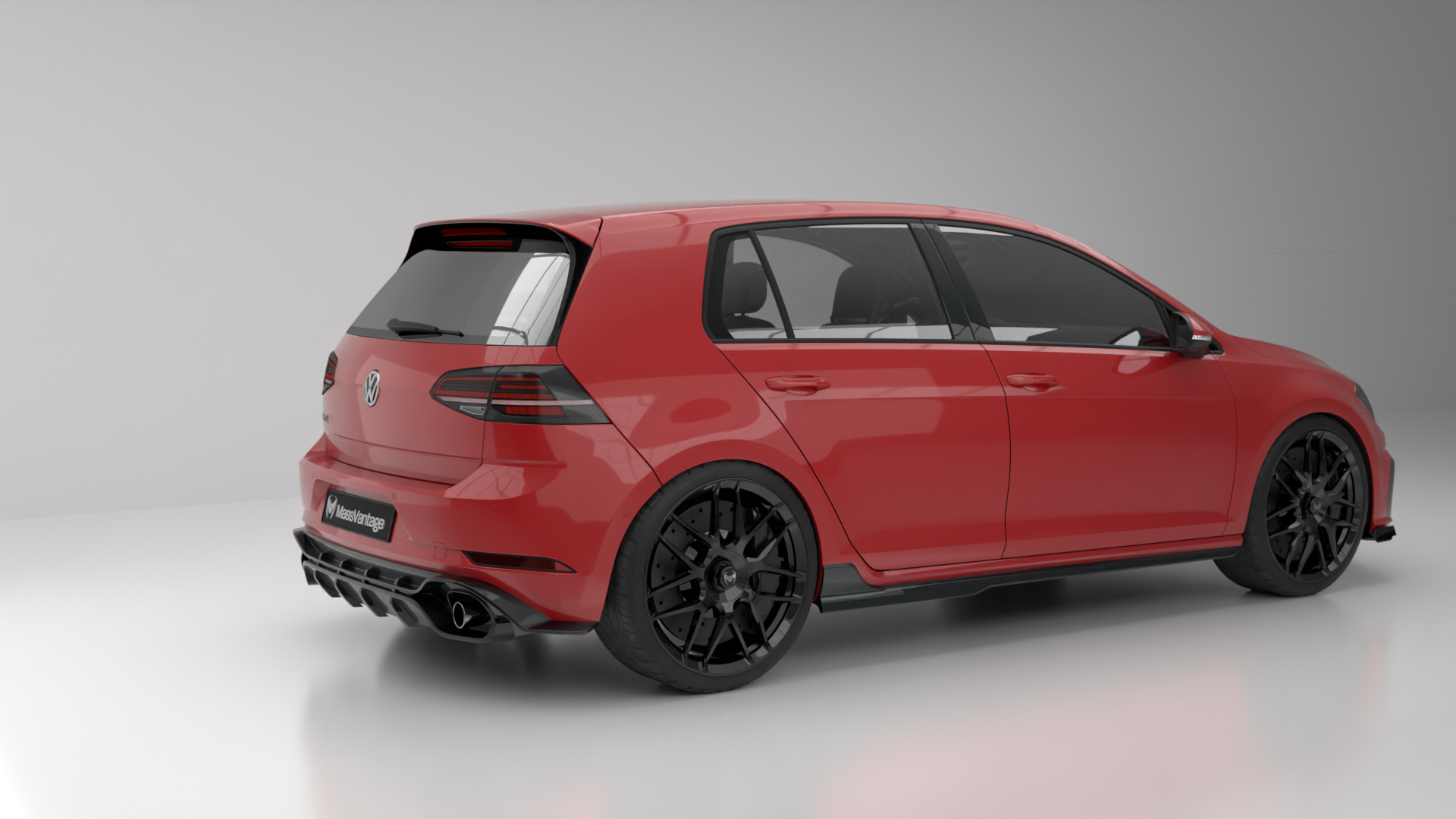 Heckdiffusor für Volkswagen Golf GTI MK7.5