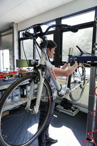 E-Bike Reparatur in der Werkstatt