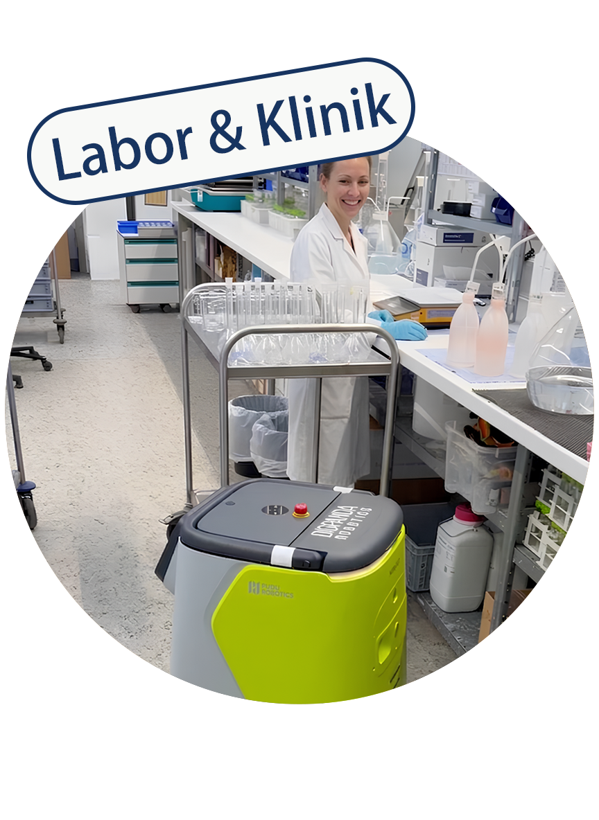 Reinigungsroboter CC1 im Labor