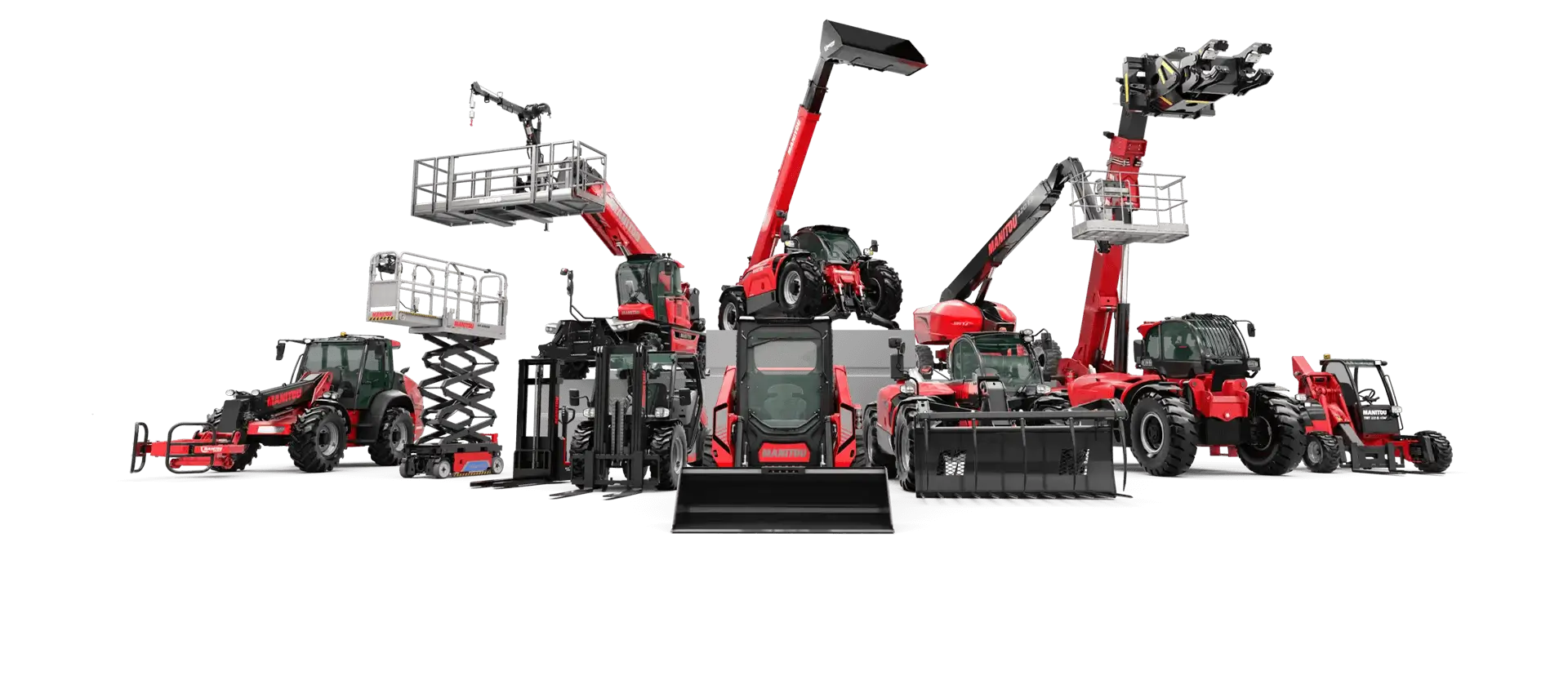 Manitou Radlader, Teleskoplader und Knicklader – Produktübersicht