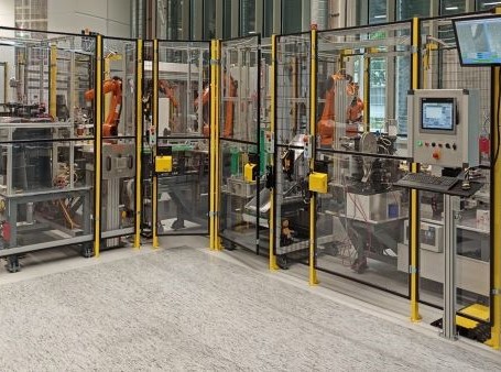 Vollautomatische Produktionslinie für Satelliten-Solarzellen