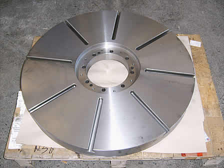 Machined disc