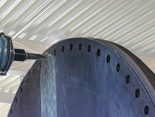 Drilling on the CNC machine