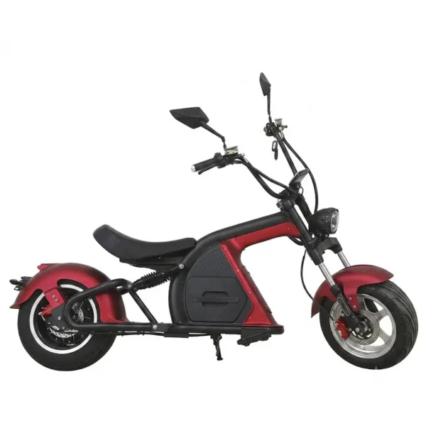 E-Chopper Lowrider mattrot