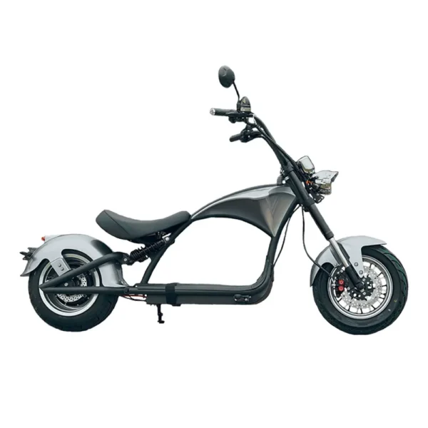 E-Chopper Lowrider silber