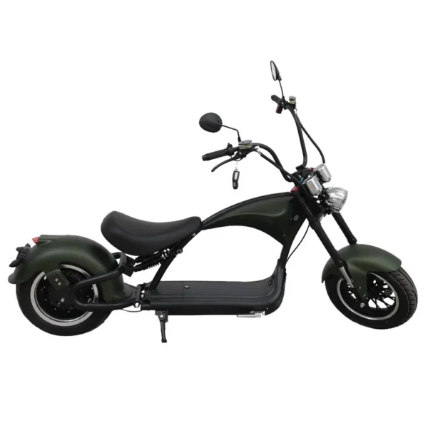 E-Scooter Lowrider mattgrün, 45 km/h