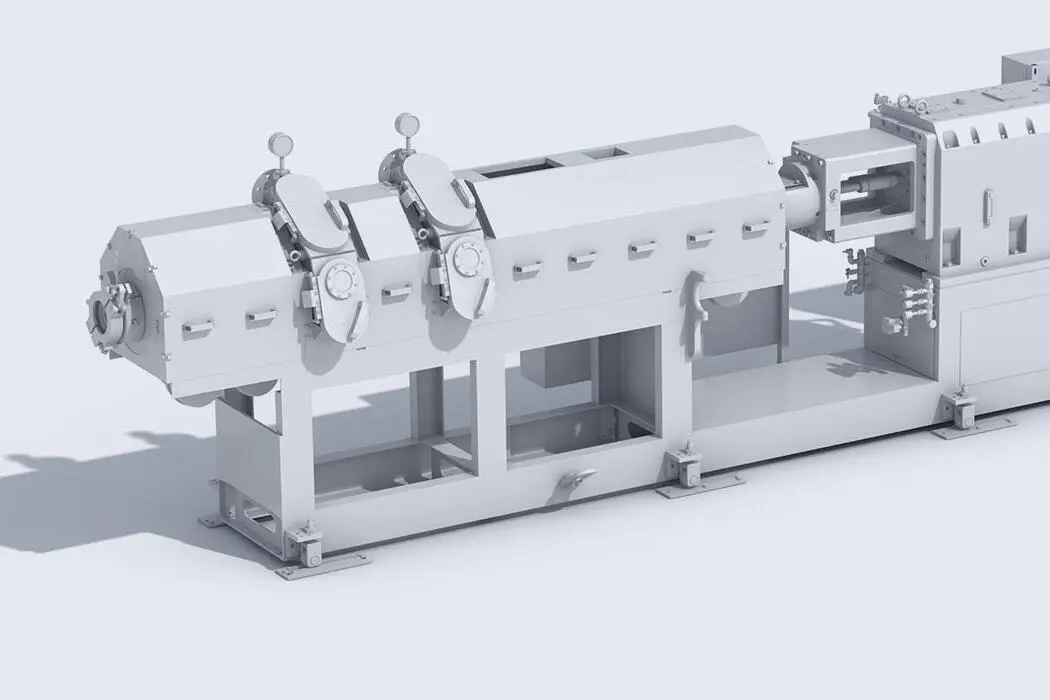 Twin-screw extrusion for cast PP films