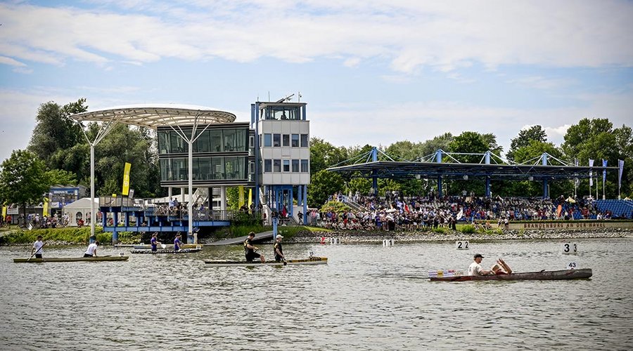 Betonkanu-Regatta