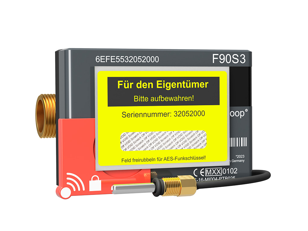 Funk-Wärmezähler F90S3 Qp1,5 DN15 110mm (OMS)