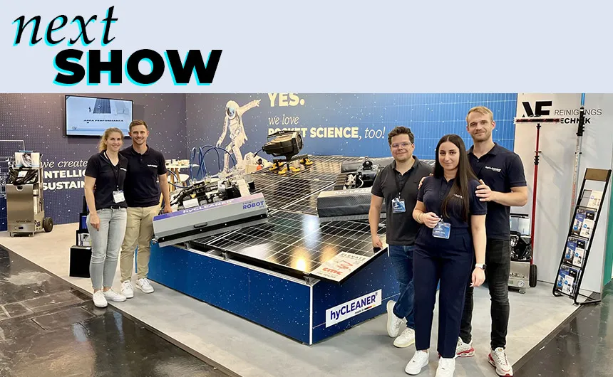 Messestand auf der Solar Solutions Düsseldorf