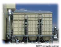 Thermoreaktor RTNV/RTO mit Wabenkörpern