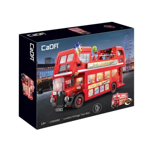 CADA London Vintage Tour Bus (C59008W)