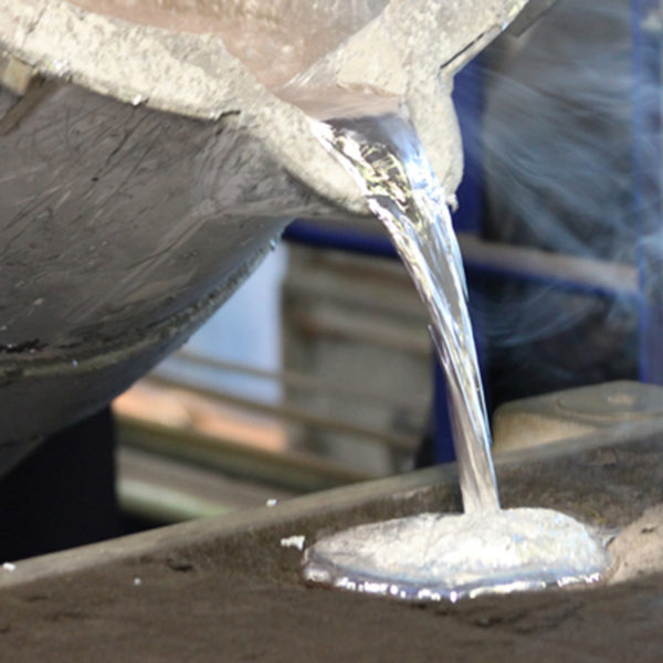 Aluminium-Sandgussteil