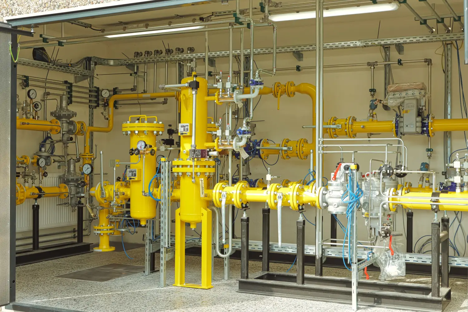 Gas-, Druckregel- und Messanlage
