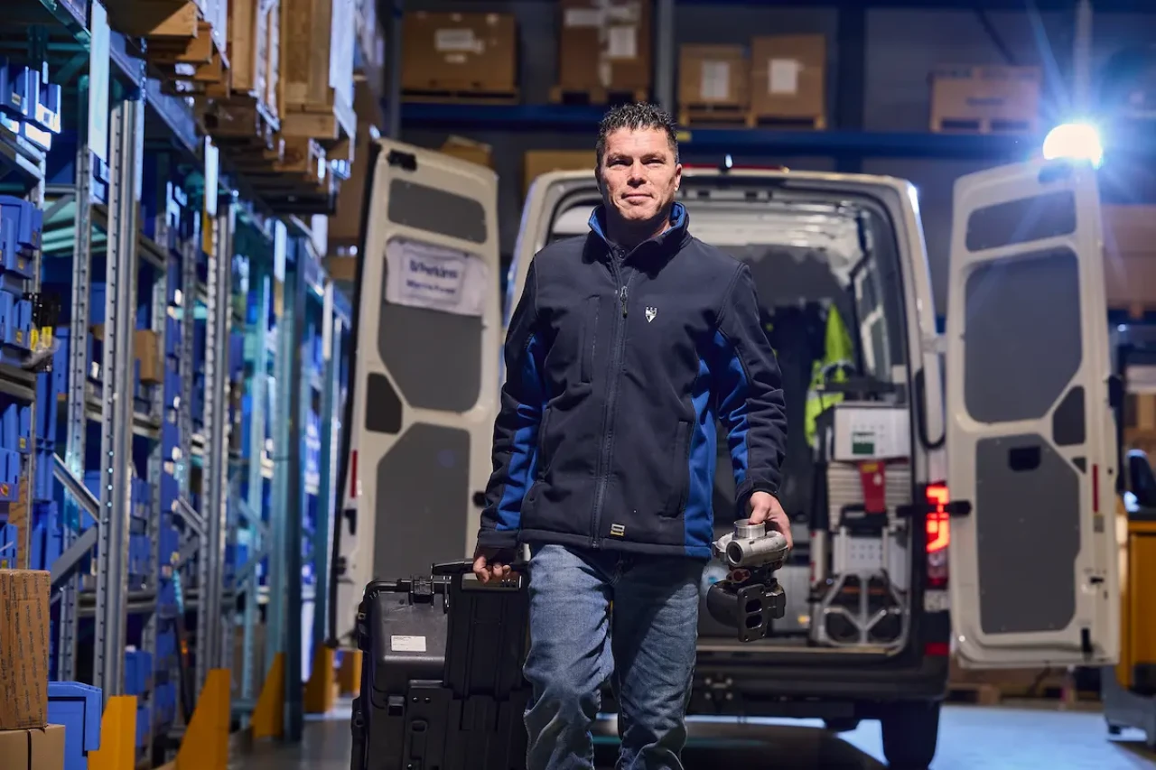 Ersatzteillage im Logistikzentrum