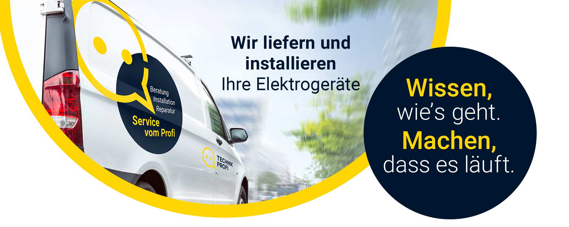 Lieferung und Installation