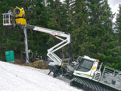 Snow DINO Gelenkteleskop-Arbeitsbühne