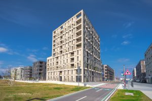 Holzhybridhochhaus Spinelli Mannheim