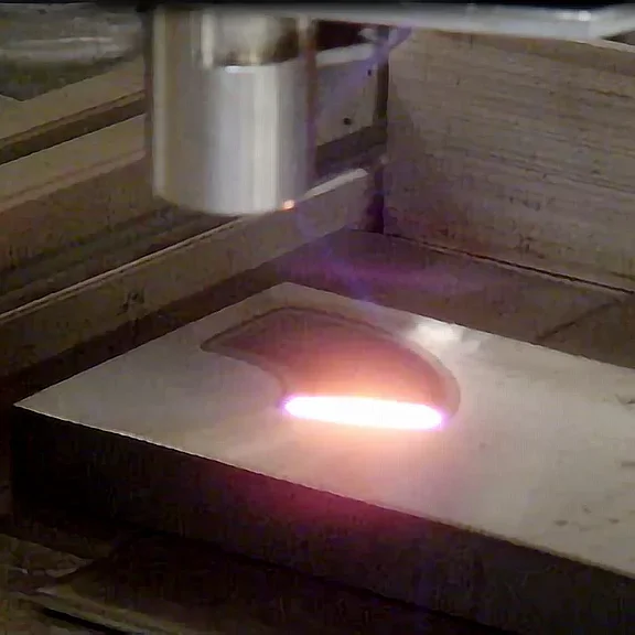 Laserhärten eines Bauteils