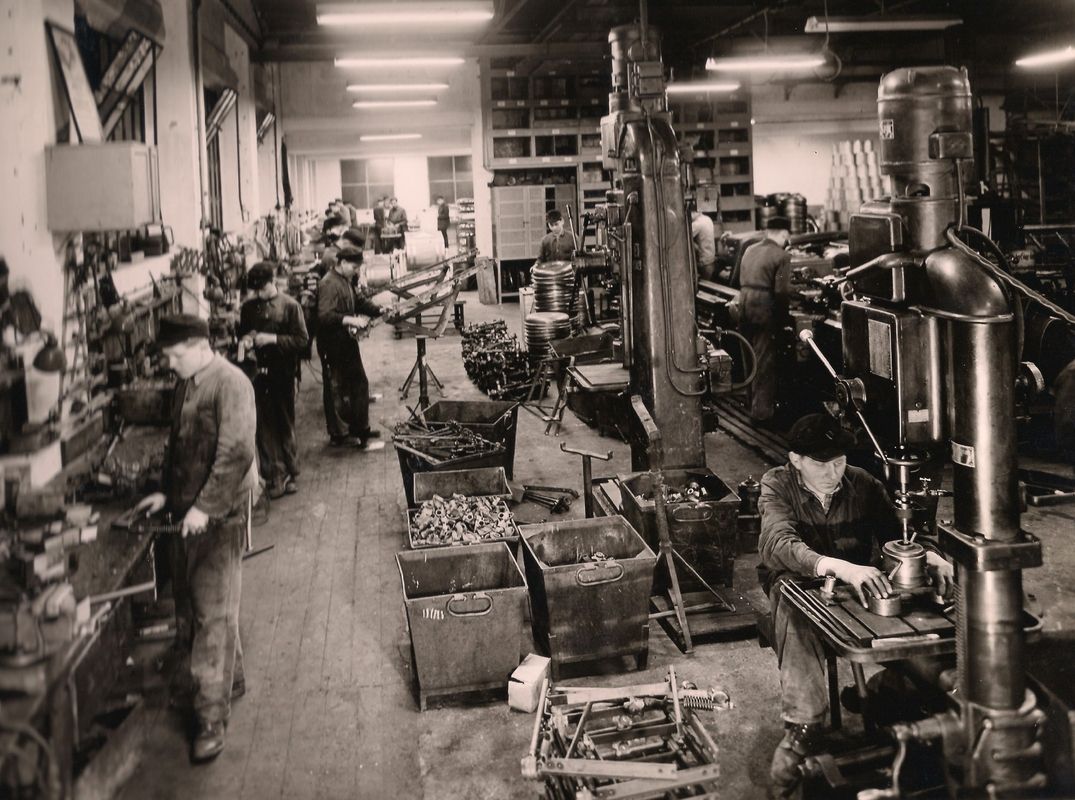 Historisches Betriebsfoto