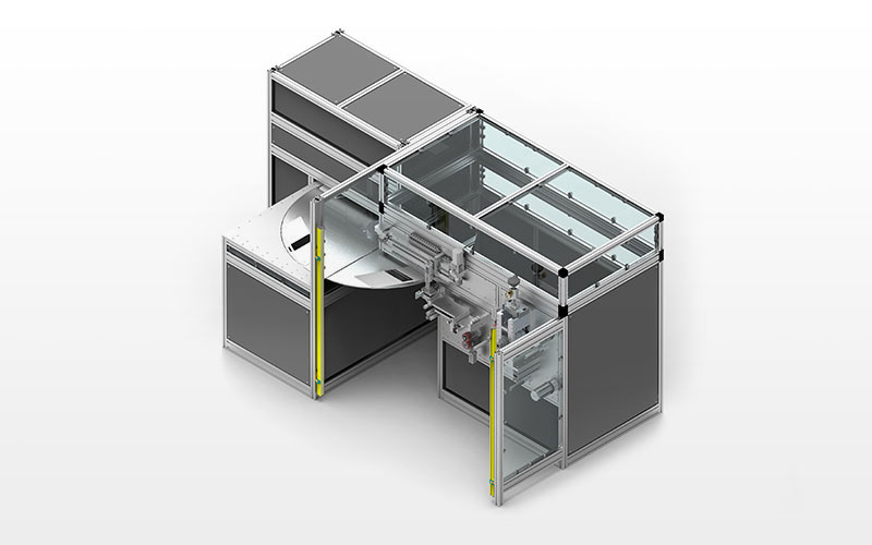 Halbautomatischer Klebeband-Applizierer