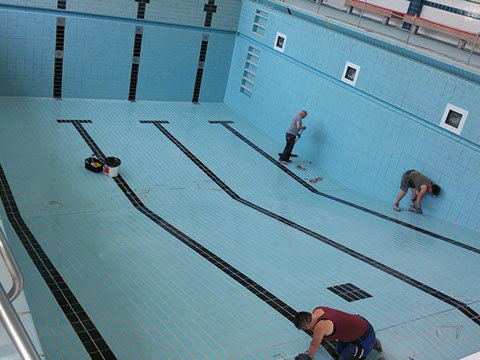 Fugensanierung Schwimmbad