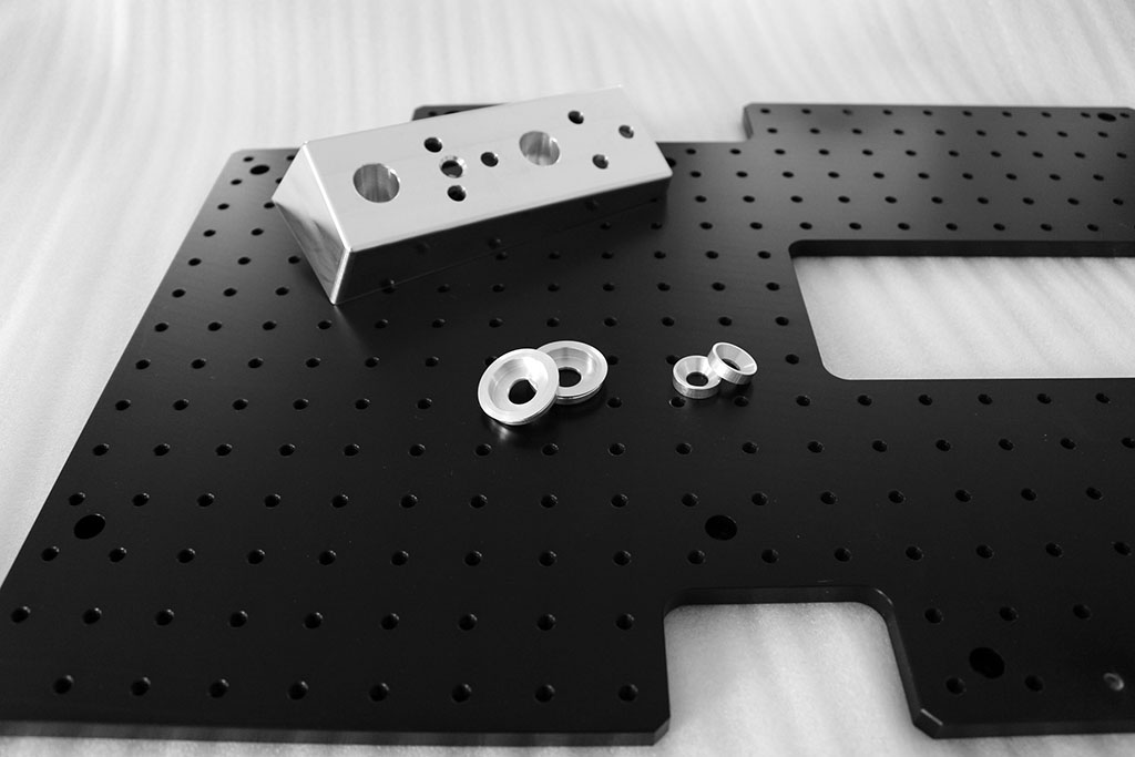 Frästeile Aluminium eloxiert