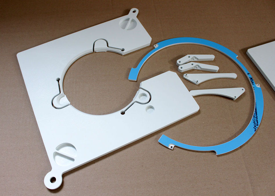 Frästeile aus PVC hart