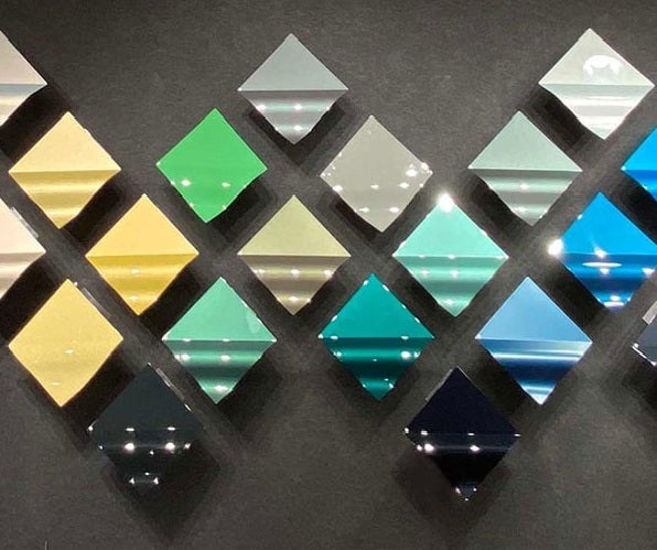 Color samples for color development